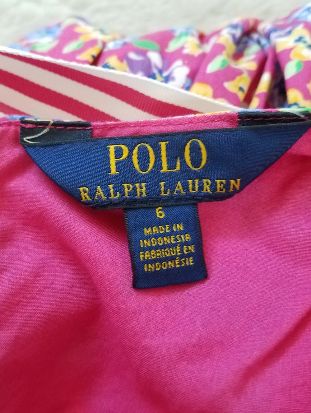 Polo Ralph Lauren Girl's Floral Fit-and-Flare Dress - Picture 5 of 6